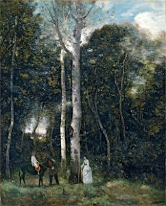 Jean-Baptiste Camille Corot - Le Parc des Lions à Port-Marly