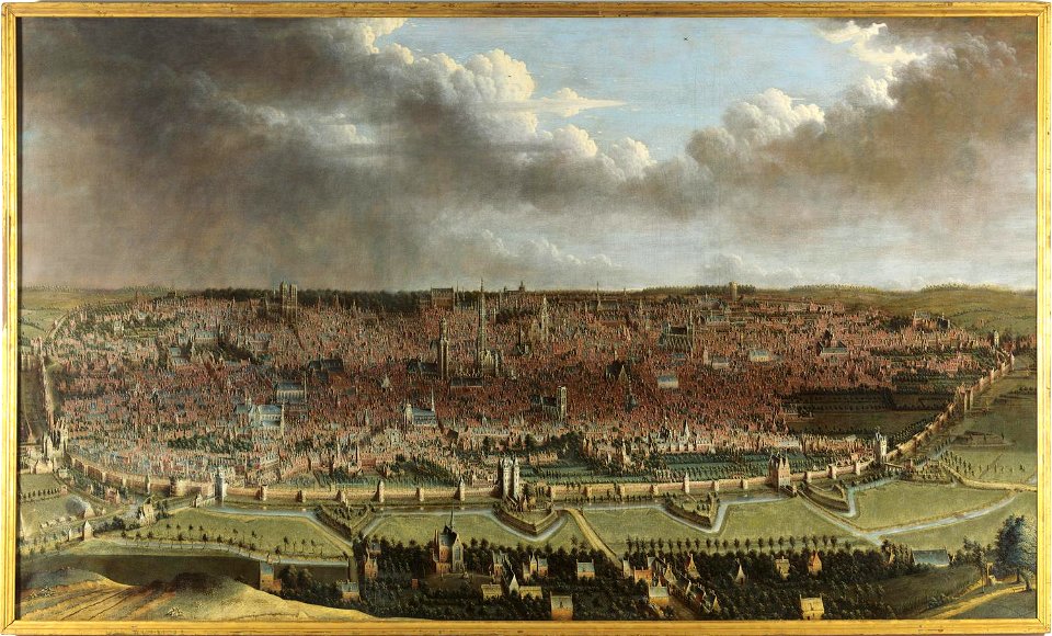 Jean-Baptiste Bonnecroy - Jan-Baptist Bonnecroy - Gezicht op Brussel - Vue de Bruxelles - Erfgoedfonds Koning Boudewijnstichting - Fonds du Patrimoine Fondation Roi Baudouin