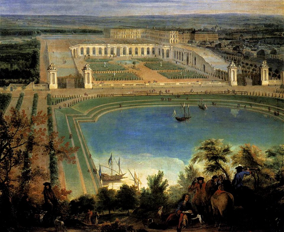 Jean-Baptiste Martin - View of the Orangerie (detail) - WGA14143