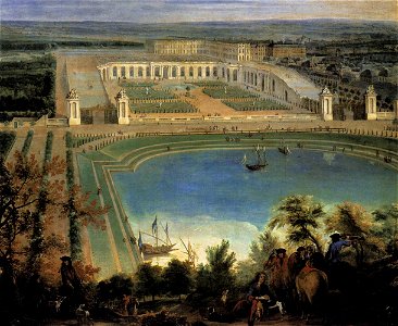 Jean-Baptiste Martin - View of the Orangerie (detail) - WGA14143