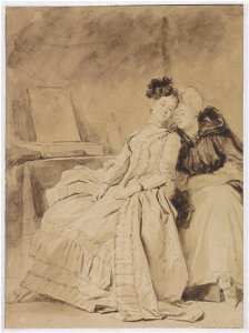 Jean Honoré Fragonard - The Intimate Conversation - Google Art Project