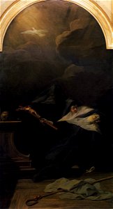 Jean II Restout - The Death of St Scholastica - WGA19319