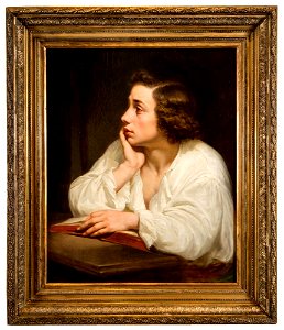 Jean Raymond Hippolyte Lazerges - Young man distracted. Study - NM 7333 - Nationalmuseum
