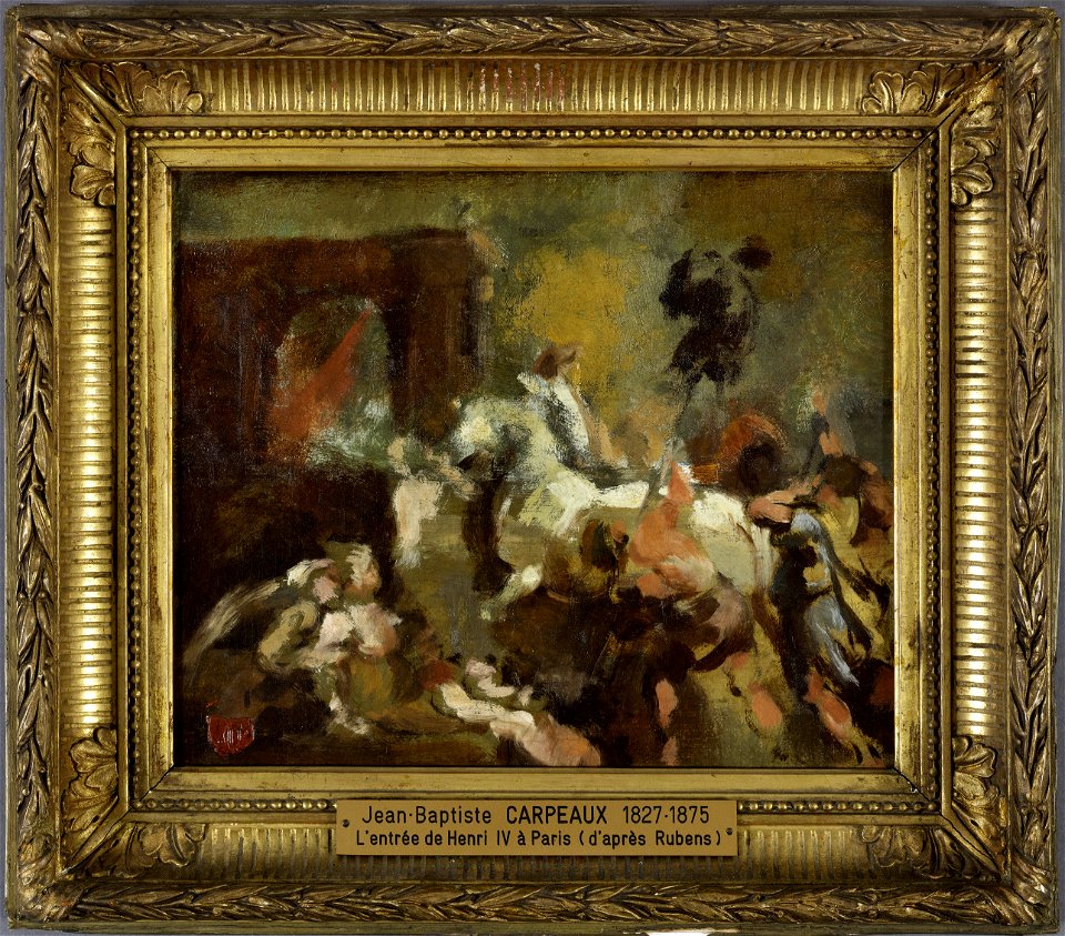 Jean-Baptiste Carpeaux - Entrée triomphale d'Henri IV à Paris, d'après Rubens - PPP2083 - Musée des Beaux-Arts de la ville de Paris