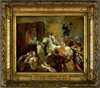 Jean-Baptiste Carpeaux - Entrée triomphale d'Henri IV à Paris, d'après Rubens - PPP2083 - Musée des Beaux-Arts de la ville de Paris