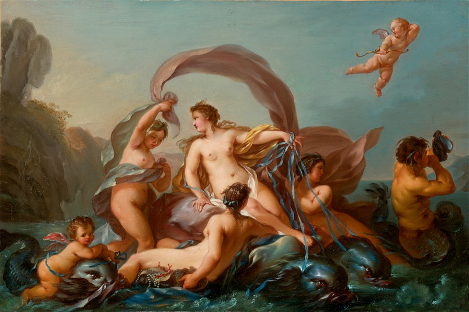 Jean-Baptiste Marie Pierre (attr) The Birth of Venus