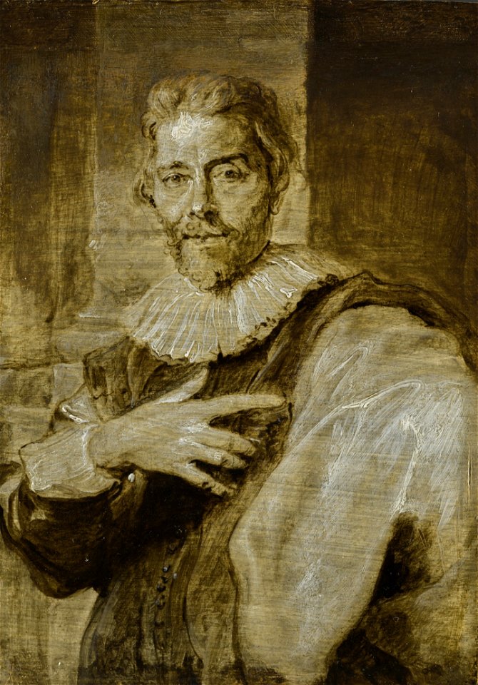 Jean-Baptiste Barbé, by Anthony van Dyck - colour