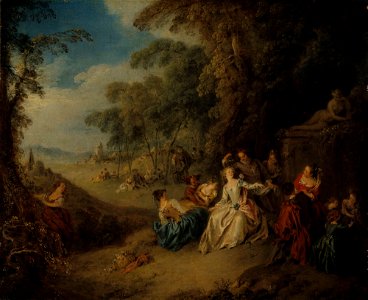 Jean-Baptiste Pater - Fête Champêtre - A II 1412 - Finnish National Gallery