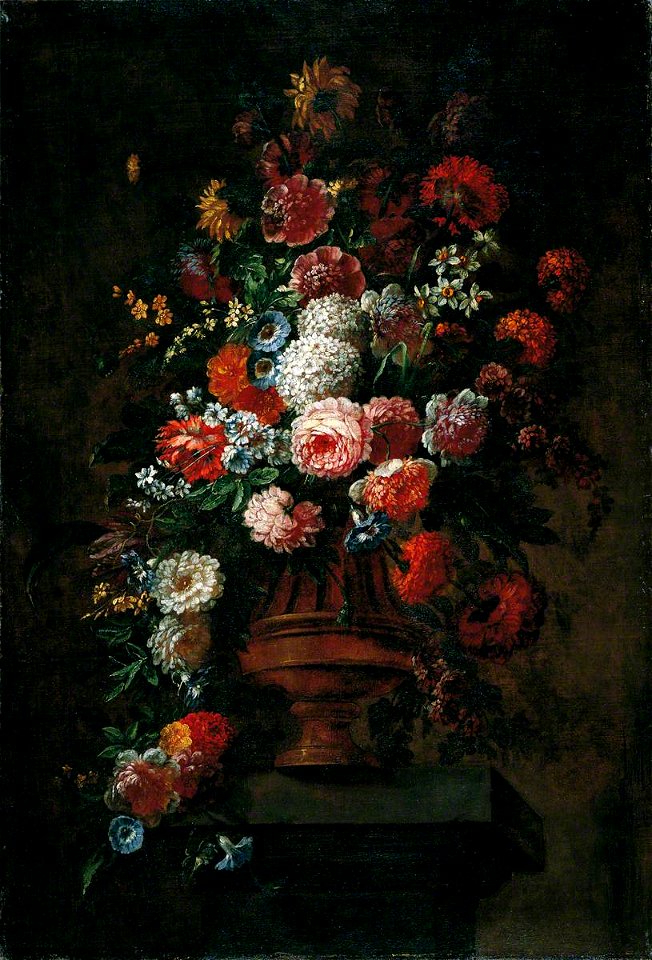 Jean-Baptiste Monnoyer (1636-1699) - Summer Flowers in Bronze Urn - R.1992-8.8 - Ipswich Museum