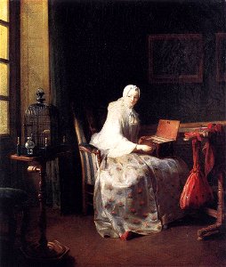 Jean Siméon Chardin - The Canary - WGA04773