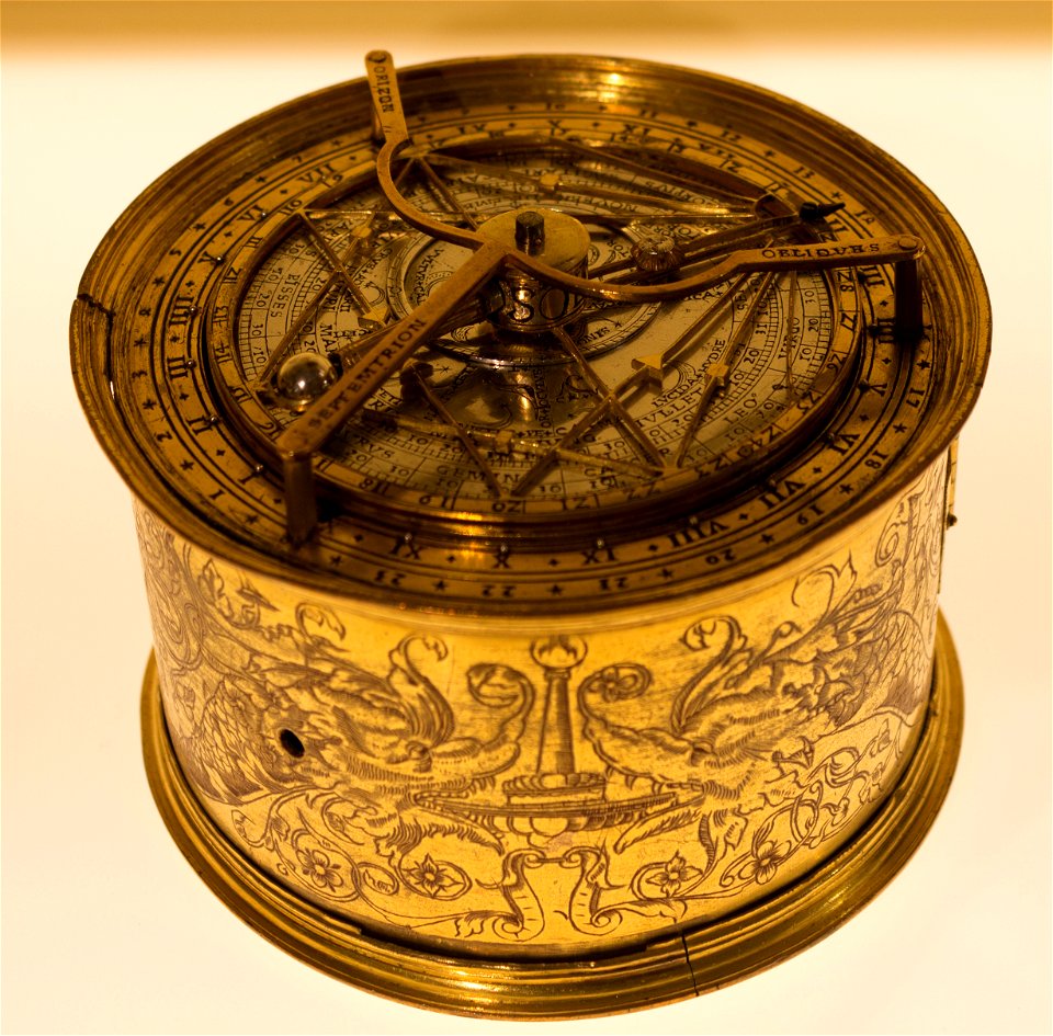 Jean Naze - Horloge astrolabique circulaire (1554-1581) - détail 3 (4)