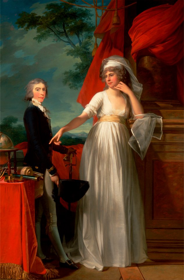 Jean Laurent Mosnier - Margaret Callander and Her Son James Kearney - Google Art Project