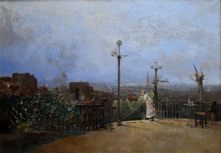 Jean d'Alheim - Paris-vu des hauteurs de Montmartre 02