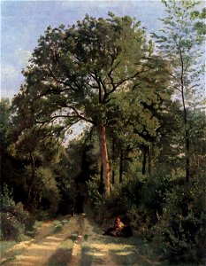 Jean-Baptiste Camille Corot - Entrée du bois à Ville d'Avray