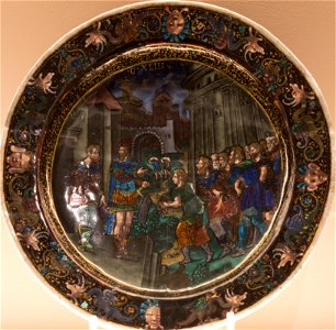 Jean de Court - Assiette - Scènes de la vie de Joseph (émail peint sur cuivre, Limoges, 1565) - 4