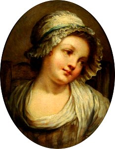 Jean-Baptiste Greuze (1725-1805) - Portrait of a Girl - VIS.1073 - Sheffield Galleries and Museums Trust