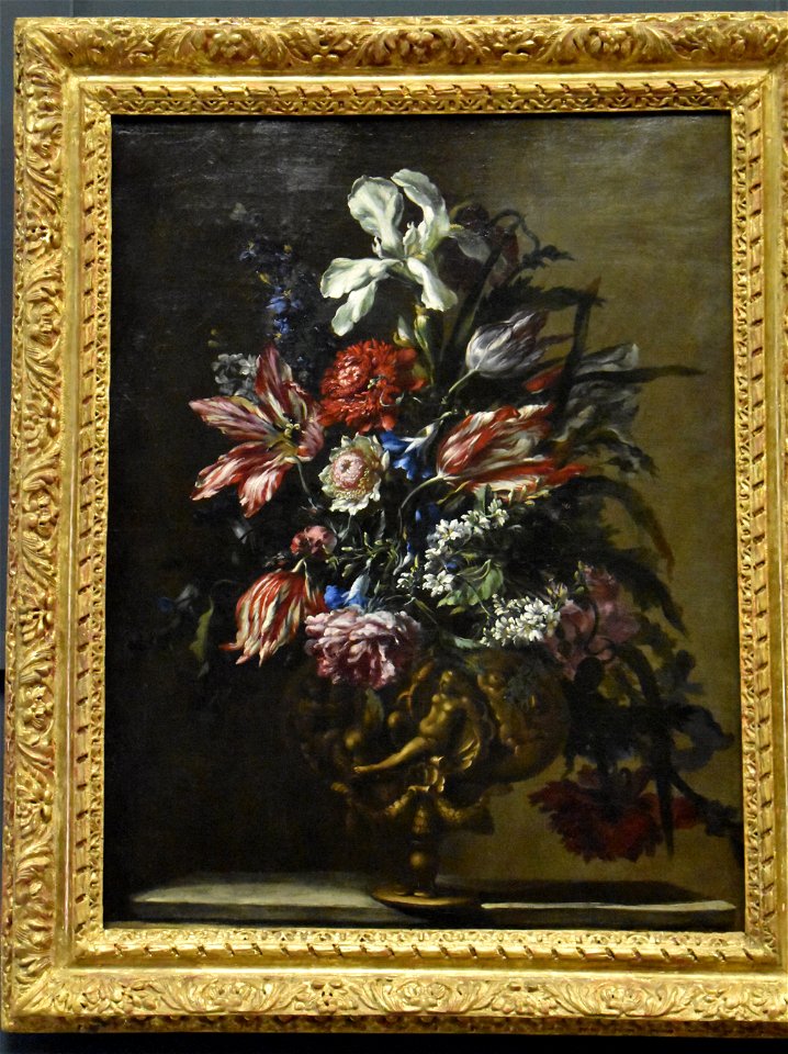 Jean-Baptiste Monnoyer - Fleurs dans un vase 01