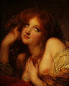 Jean-Baptiste Greuze - Ariadne 2. Free illustration for personal and commercial use.