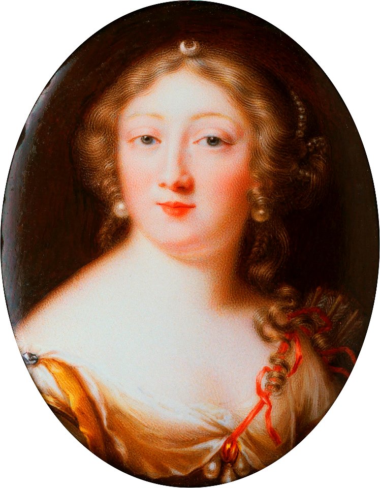 Jean Petitot, French - Portrait of Catherine-Henriette d'Angennes, Countess d'Olonne, as Diana - Google Art Project