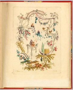 Jean-Baptiste Pillement - Ornamental Design from Nouvelle suite de cahiers chinois a l'usage des Dessinateurs et des peintres... - Google Art Project (6715180)