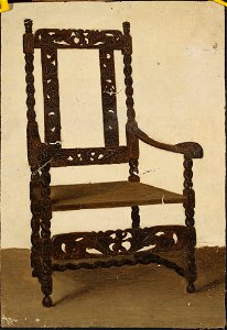 Jean Lulves - Study of a Renaissance armchair - M.Ob.871 MNW - National Museum in Warsaw