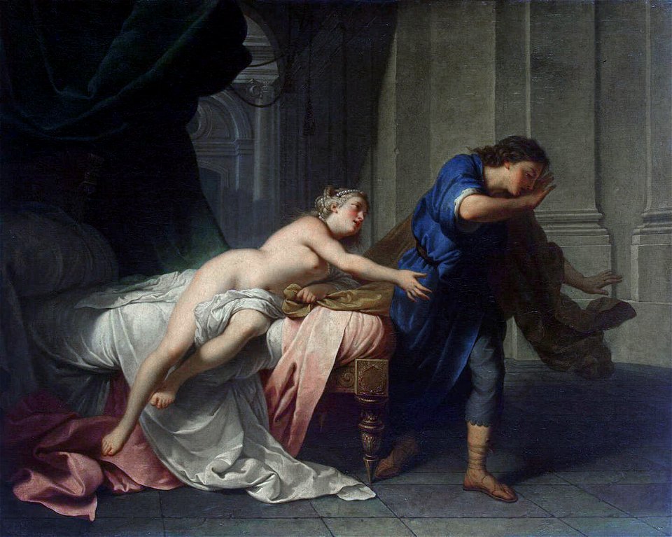 Jean-Baptiste Nattier - Joseph and Potiphar's Wife - WGA16449FXD