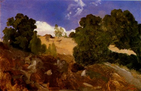 Jean-Baptiste Camille Corot At Fontainebleau