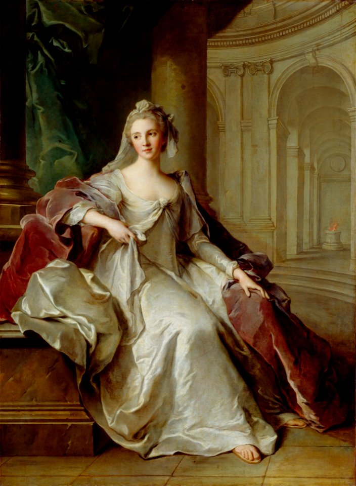 Jean Marc Nattier - Madame Henriette de France as a Vestal Virgin - 43.417 - Detroit Institute of Arts