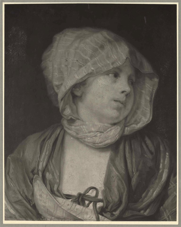 Jean-Baptiste Greuze - Head of a Girl
