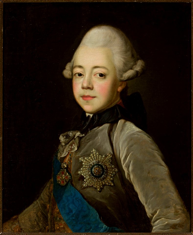 Jean Louis Voille - Childhood portrait of Paul I - M.Ob.1174 MNW - National Museum in Warsaw