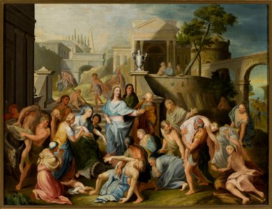Jean-Baptiste Jouvenet - Christ healing the sick - M.Ob.981 MNW - National Museum in Warsaw