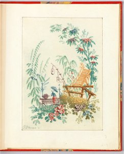 Jean-Baptiste Pillement - Ornamental Design from Nouvelle suite de cahiers arabesques chinois a l'usage des dessinateurs et d... - Google Art Project