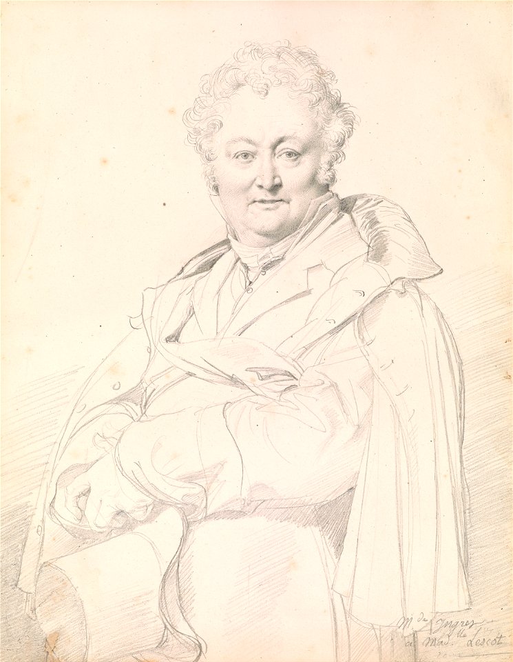 Jean-Auguste-Dominique Ingres - Portrait of Guillaume Guillon-Lethière - Google Art Project