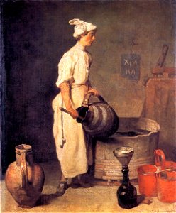 Jean-Baptiste Siméon Chardin - Le garçon de cave (piv. coll.)