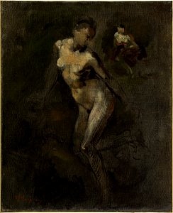 Jean-Baptiste Carpeaux - Femme nue (étude) - PPP2081 - Musée des Beaux-Arts de la ville de Paris. Free illustration for personal and commercial use.