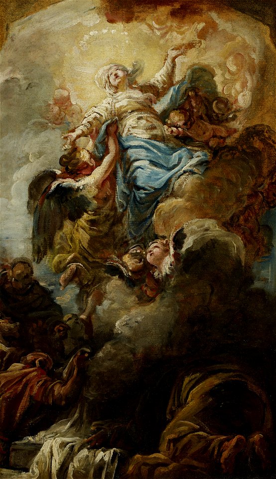 Jean-Baptiste Deshays - Study for the Assumption of the Virgin - 61.29 - Minneapolis Institute of Arts