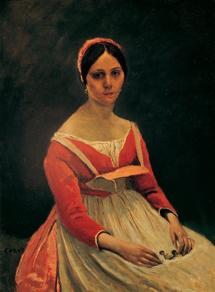 Jean-Baptiste Camille Corot - Madame Legois - 2413 - Österreichische Galerie Belvedere