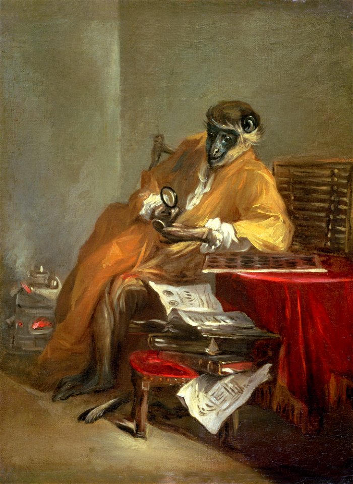 Jean Siméon Chardin - The Monkey Antiquarian