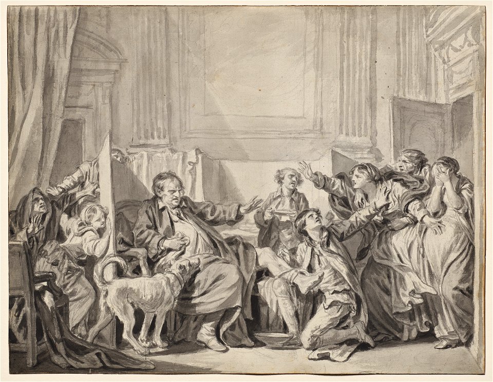 Jean-Baptiste Greuze (French, 1725-1805) - The Guilty and Repentant Daughter - 1989.46 - Cleveland Museum of Art
