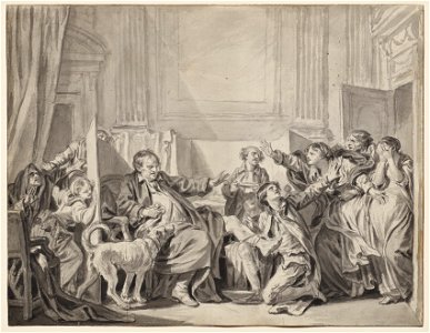 Jean-Baptiste Greuze (French, 1725-1805) - The Guilty and Repentant Daughter - 1989.46 - Cleveland Museum of Art