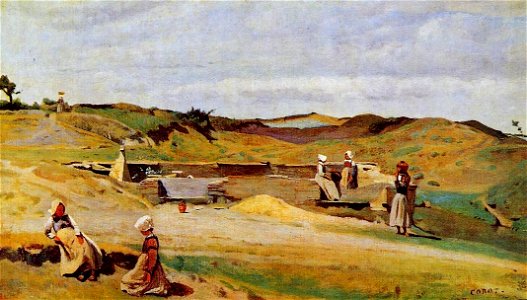 Jean-Baptiste Camille Corot Cotes-du-Nord. Free illustration for personal and commercial use.