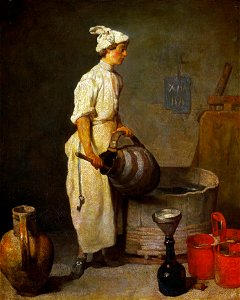 Jean-Baptiste Siméon Chardin - Le garçon de cave (pivate coll.)