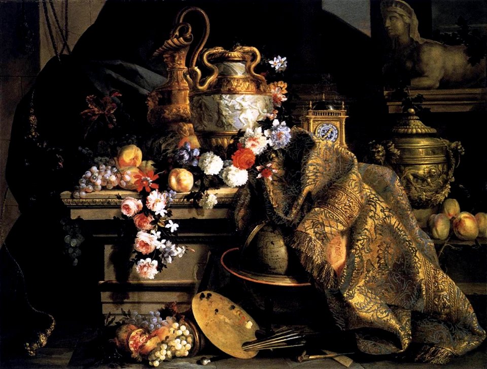 Jean-Baptiste Monnoyer - Still-Life of Flowers and Fruits - WGA16151