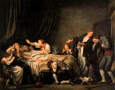 Jean-Baptiste Greuze - The Father's Curse - The Son Punished - WGA10662