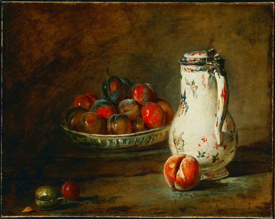 Jean-Baptiste Simeon Chardin - A Bowl of Plums - Google Art Project