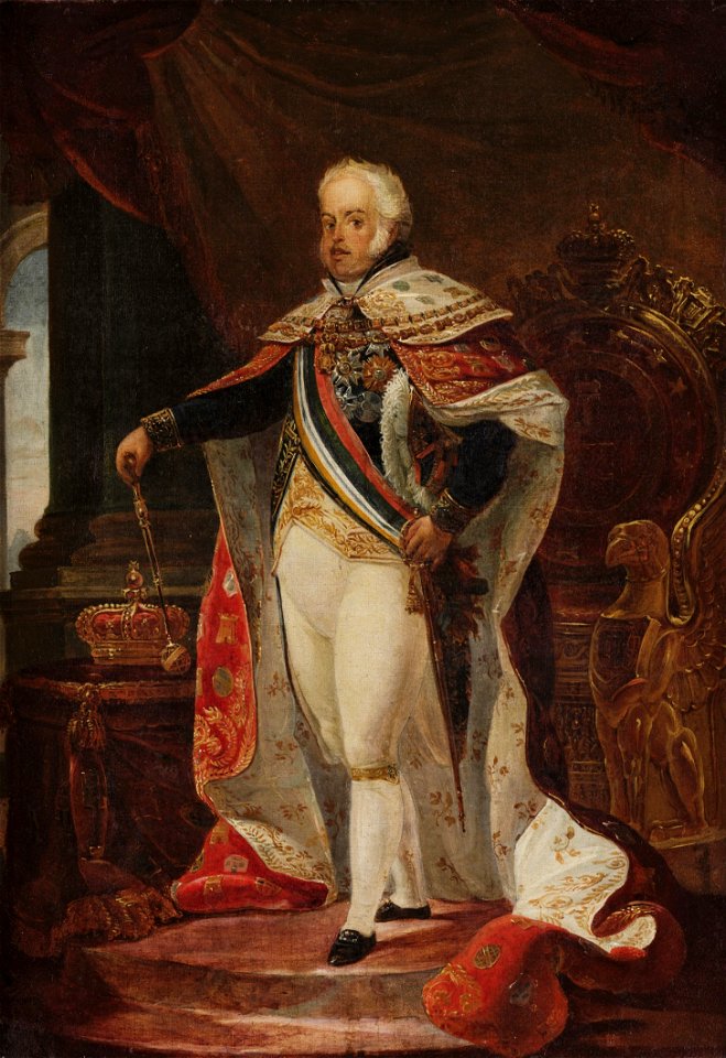 Jean-Baptiste Debret - Retrato de Dom João VI (MNBA)