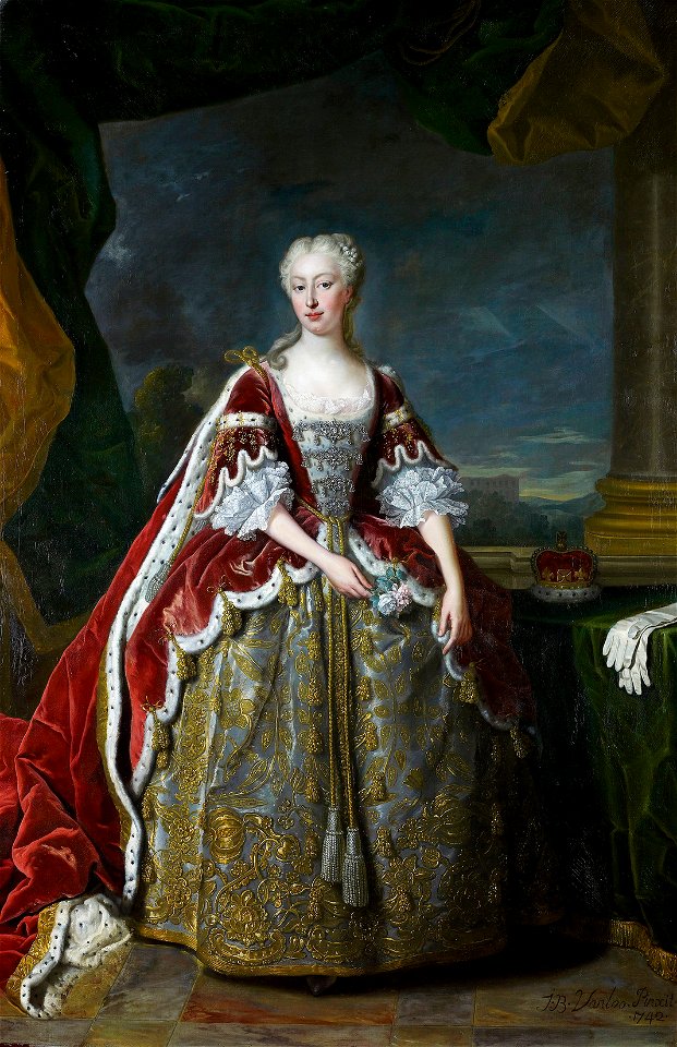 Jean-Baptiste van Loo (1684-1745) - Augusta, Princess of Wales (1719-72) - RCIN 405311 - Royal Collection