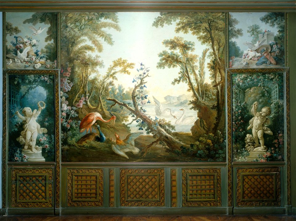 Jean-Baptiste Huet - Paysage aux cygnes - P2107 - Musée Carnavalet