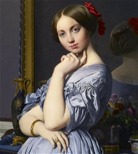 Jean-Auguste-Dominique Ingres - Comtesse d'Haussonville - Cropped for DYK