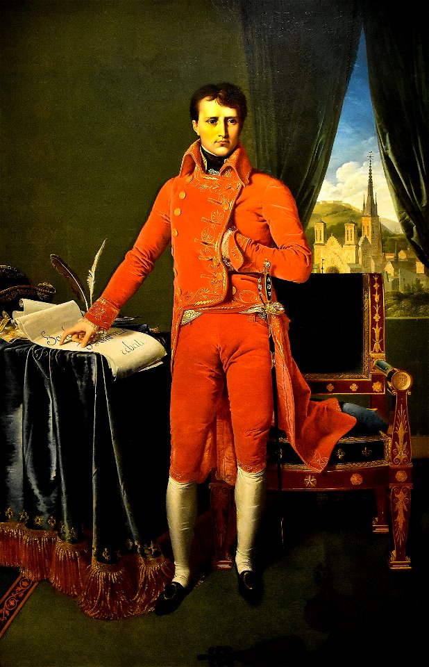 Jean-Auguste-Dominique Ingres (1780-1867) Napoleon Bonaparte als 1e consul - La Boverie Luik 23-08-2018